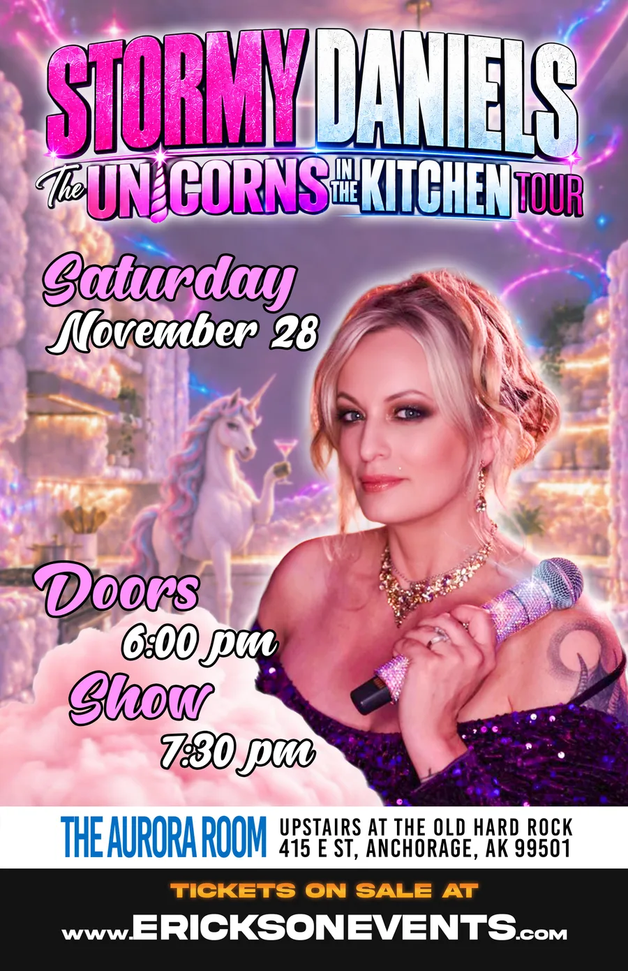 Stormy Daniels: The Unicorns in The Kitchen Tour